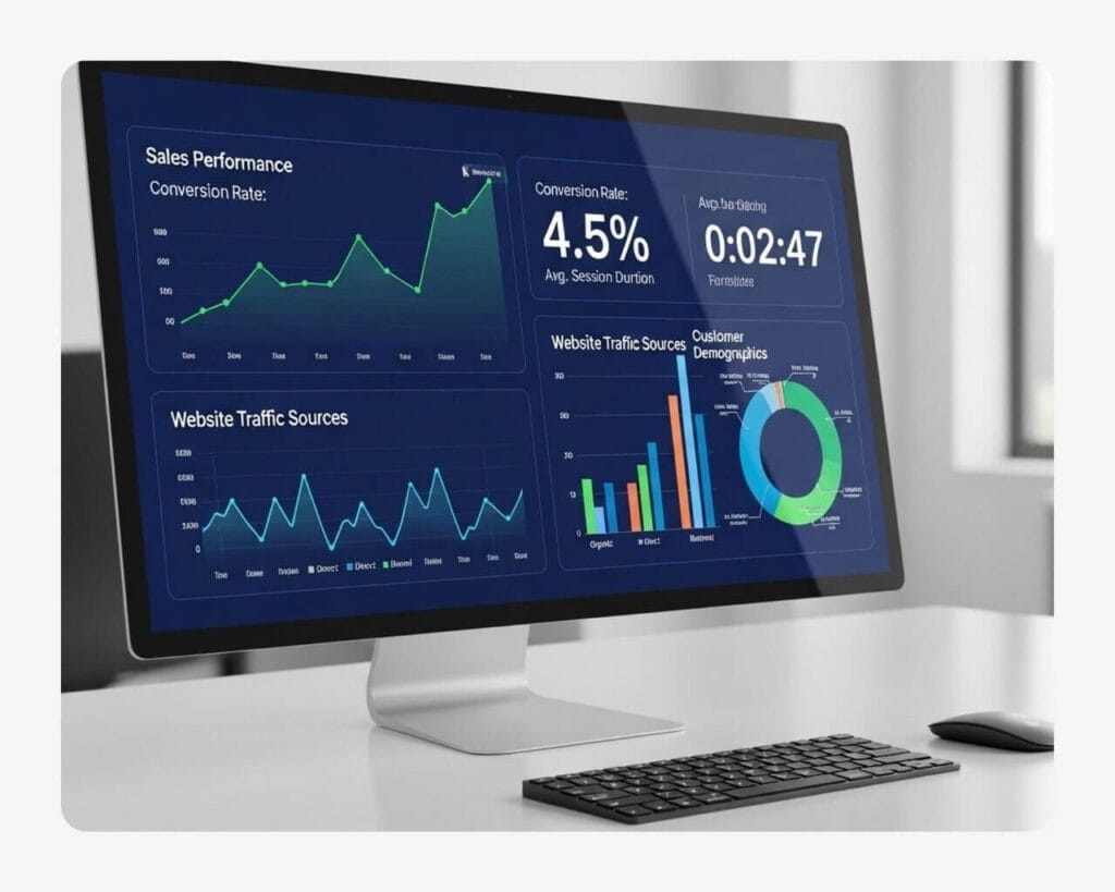 AI-Powered Digital Marketing in 2026: Powerful Tools & Proven Strategies That Drive Growth 1 AI-powered marketing analytics dashboard analyzing customer data in real time